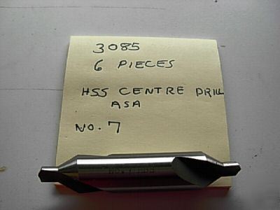 #7 combined drill and countersink 3 lots of 1 pc 3085