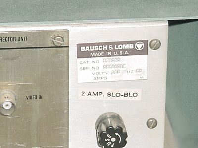 Bausch & lomb particle counter shading corrector unit