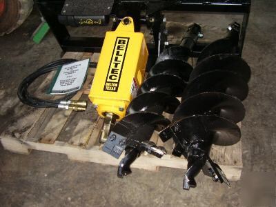 Belltec skid steer post hole digger