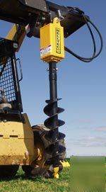 Belltec skid steer post hole digger