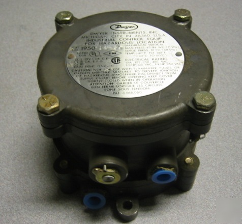 Dwyer instr./explosion proof pressure switch/1950-10