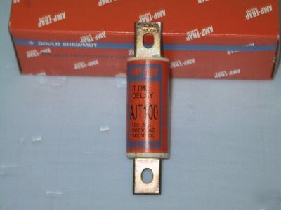 Gould shawmut, fuse, 100A, 600VAC, AJT100