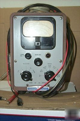 Hewlett packard 410B vacuum tube voltmeter ,vtvm