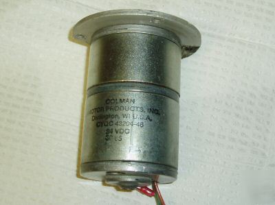 Inline 24 dc gearmotor motor 40 rpm gearbox low rpm