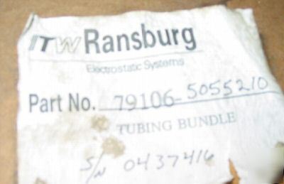 Itw ransburg tubing bundle rotary atomizer auto coating