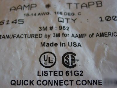 New 3M 16 14 gauge t taps bag of 100 brand 