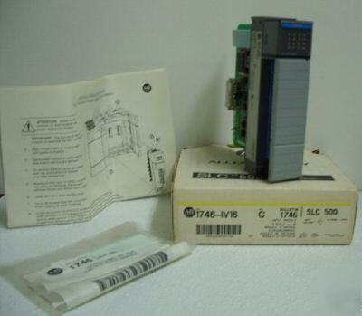 New allen bradley 1746-IV16 ser.c in the box 