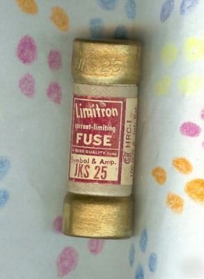 New bussmann limitron jks-25 quick acting JKS25 fuse