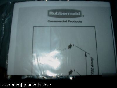 New commercial rubbermaid caution sign brand fold up