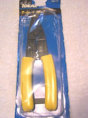 New ideal 7-in-1 tool cuts-crimps-strips etc in package