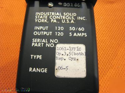 New issc 1061-1-f-f-1-c timer repeat cycle 10611FF1C