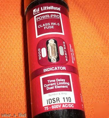 New littelfuse IDSR110 110 amp fuse warranty idsr