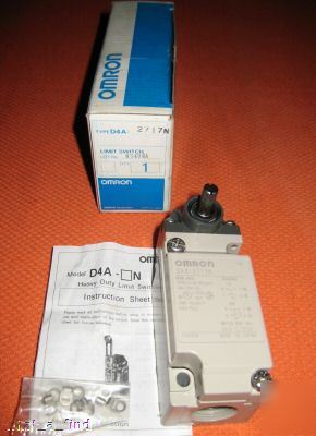 New omron D4A-2717N heavy duty limit switch D4A2717N