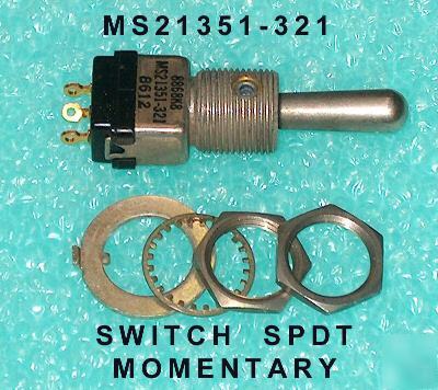 New toggle switch spdt momentary MS21351-321 