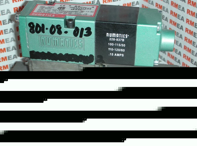 Numatics solenoid 081SA425K046T30 solenoid and manifold
