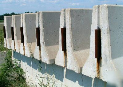 Parking lot dividers, traffic control, grain storage