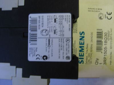 Siemens sirius 3RP1505-1BQ30 timer relay