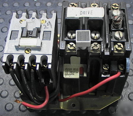 Size-0 ab 509-tod motor starter contactor relay + heatr