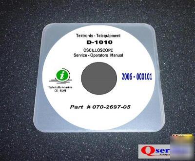 Tektronix tek telequipment D1010 - D1011 srv-ops cd