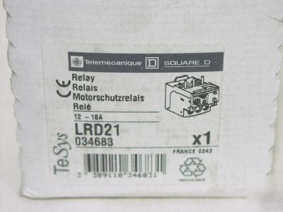 Telemecanique LRD21 overload relay lrd-21 