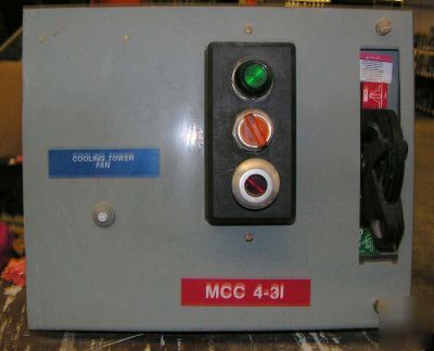 Ab 2100 mcc size 1 starter 15 amp breaker with door