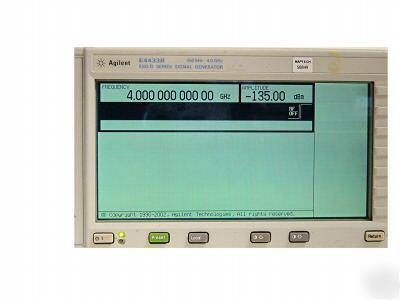 Agilent E4433B/100/101/1E5/H99/UN5/und signal generator
