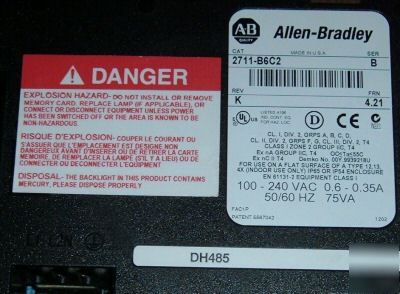 Allen bradley panelview 600 2711-B6C2 2711B6C2