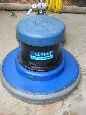 Clarke alto mod.C2K-180 +pad holder buffer,scrubber