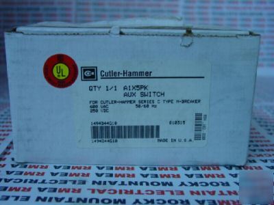 Cutler hammer - auxiliary switch - A1X5PK 600VAC 