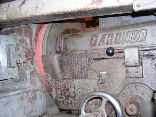 Gardner 2H20-23, gun & thru feed opposed face grinder