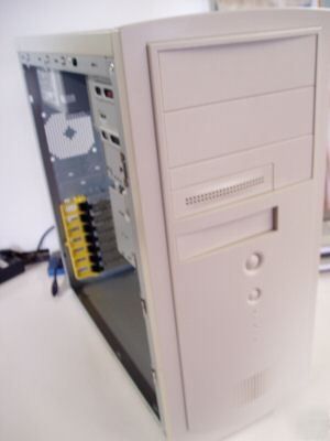 Ibm power pc 405GP motherboard and case