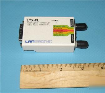 Lantronix fiber optic transceiver