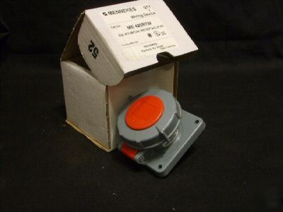 Mennekes me 420R7W 20A 4W 480VAC receptacle 3 phase