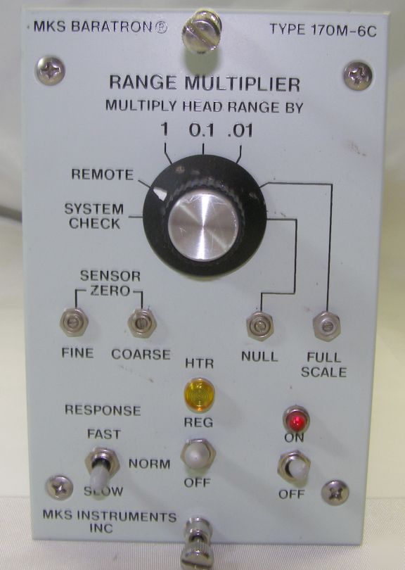 Mks baratron type 170M-6C range multiplier module