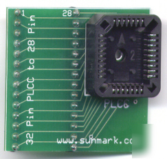 New 32 pin plcc to 28 dip adapter kit - brand 