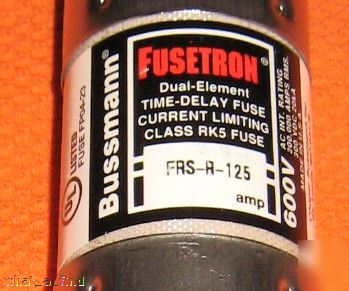 New buss frs-r-125 fuse bussmann FRSR125 ns