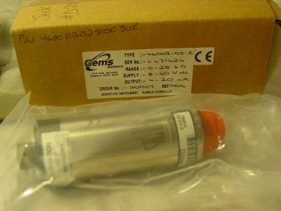 New gems sensors pressure transducer p/n 558140-0049 