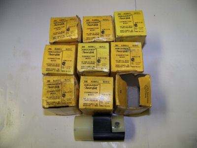 New lot hubbell connector body HBL45729C 15 amp 250 v
