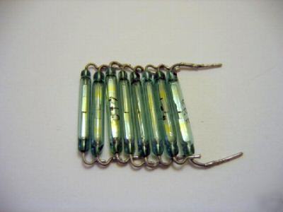 Reed magnetic switches 20MM normally open rhodium 50PCS