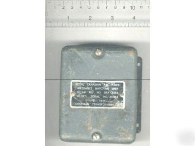 Royal canadian air force equipment metal box-empty