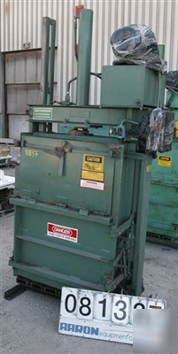 Used: consolidated vertical baler, model stds-2. approx