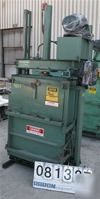 Used: consolidated vertical baler, model stds-2. approx