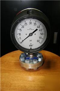 Wika process pressure gauge 2XX.34 psi 60 nwob gasket