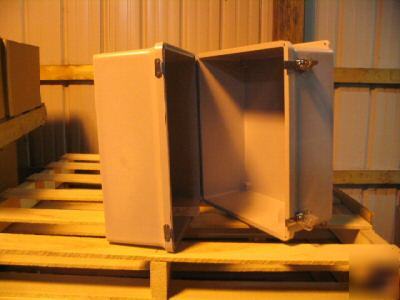 16X14X12: stahlin fiberglass electrical enclosure box