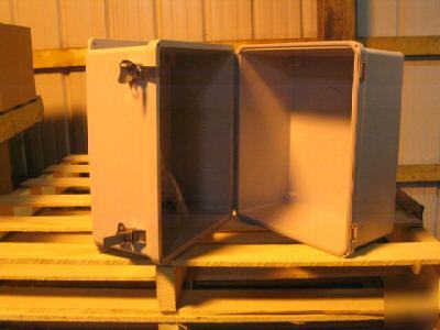 16X14X12: stahlin fiberglass electrical enclosure box