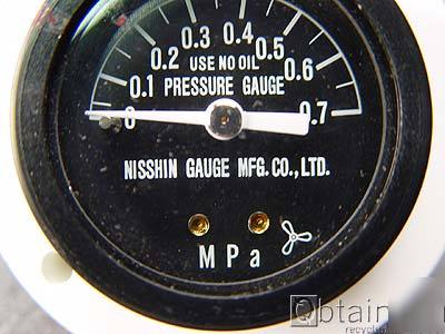 4 ea. nisshin pressure gauge 1.5