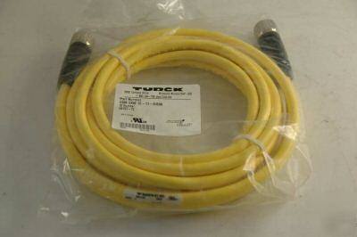 7 - turck csm-ckm 12-11-5 cable 12-pin male/female ext