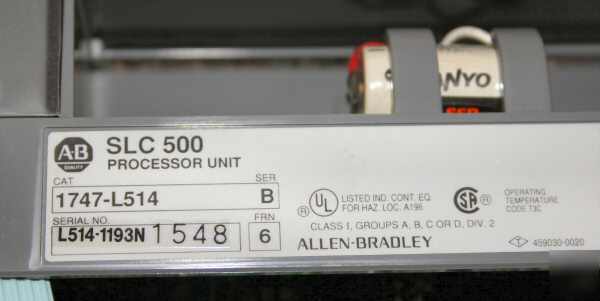 Allen bradley slc 5/01 small logic controller 1747-L514