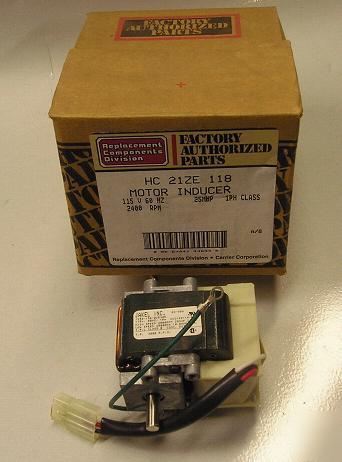 Factory auth. parts hc 21ZE 118 motor inducer 