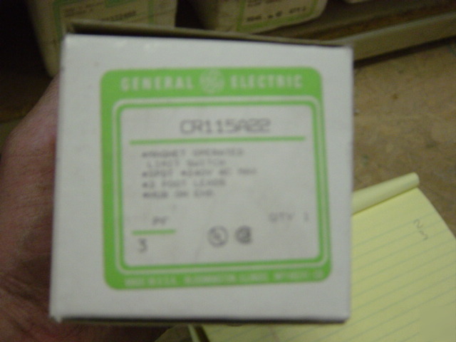 General electric CR115A22 limit switch